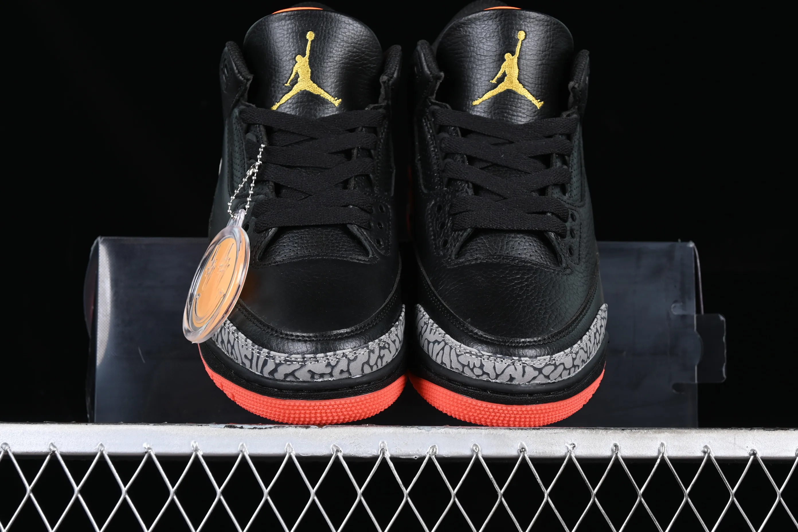 All categories Air Jordan Jordan series basketball shoes Air Jordan 3 J Balvin x Air Jordan 3 Retro "Rio" AJ3 Joe 3 Black Rainbow FN0344-902
